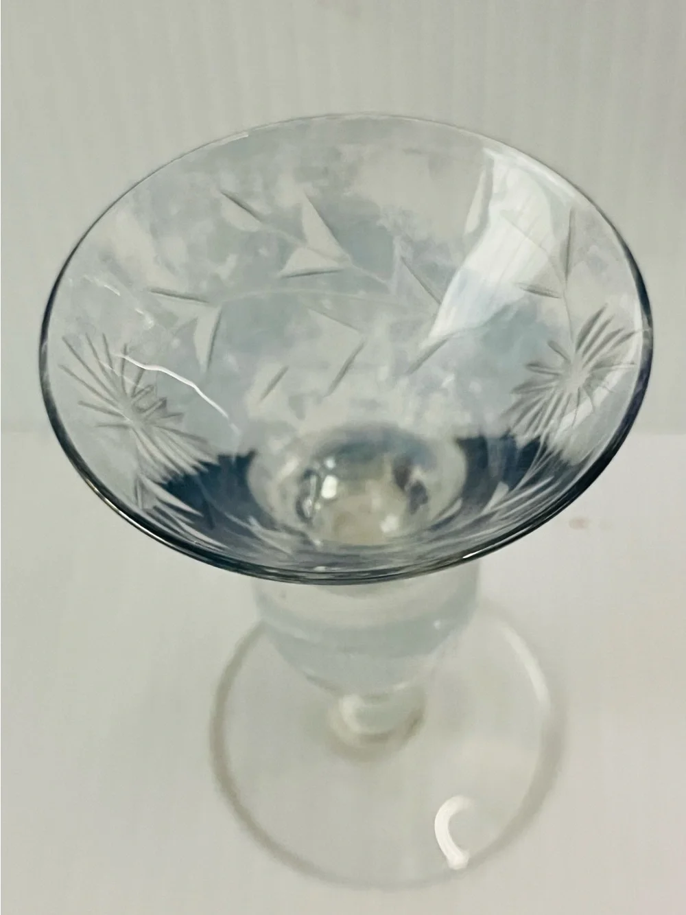 Vintage Stuart Crystal footed Glass